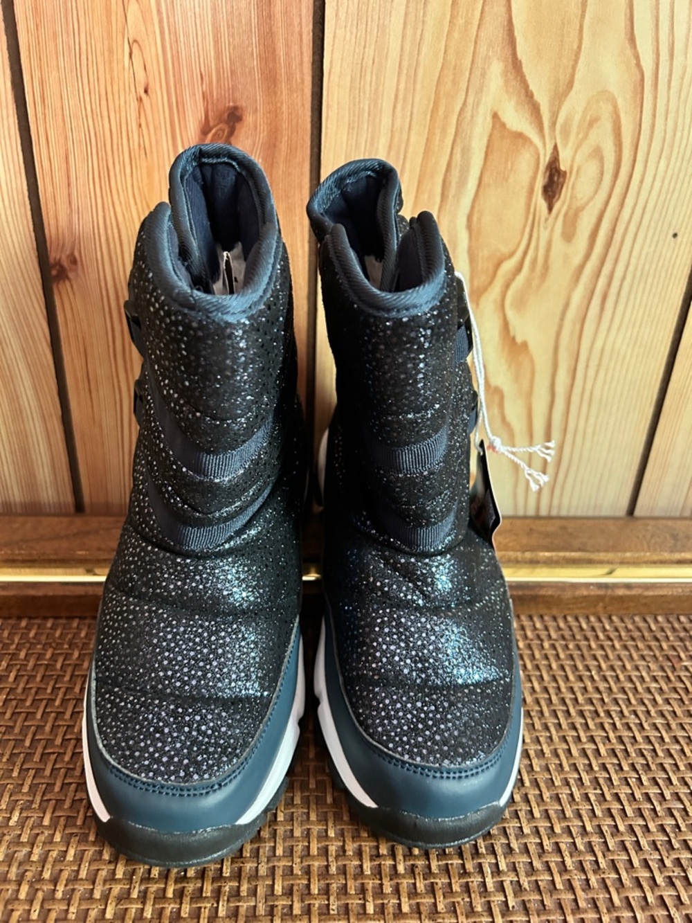 Harvest Land New Kids Winter Snow Boots Waterproof Warm Mid Calf Size US 5